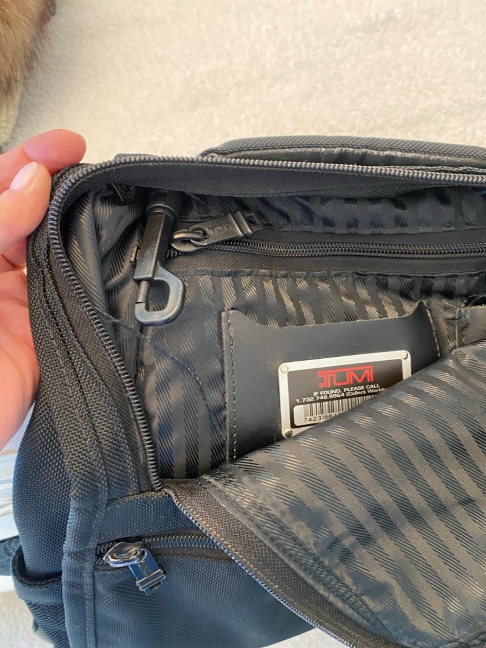 Tumi Black Travel Backpack - Picture 8 of 12